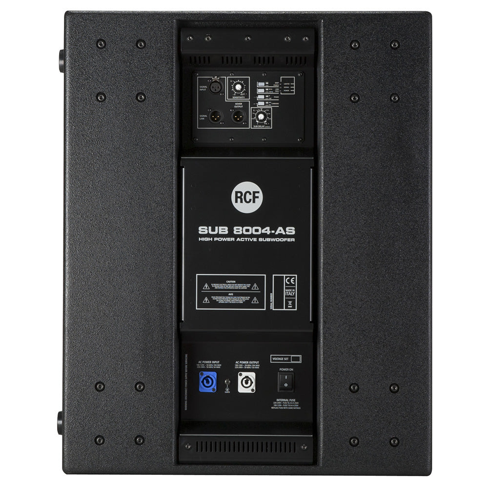 RCF SUB 8004-AS Active 18-Inch High-Power Subwoofer