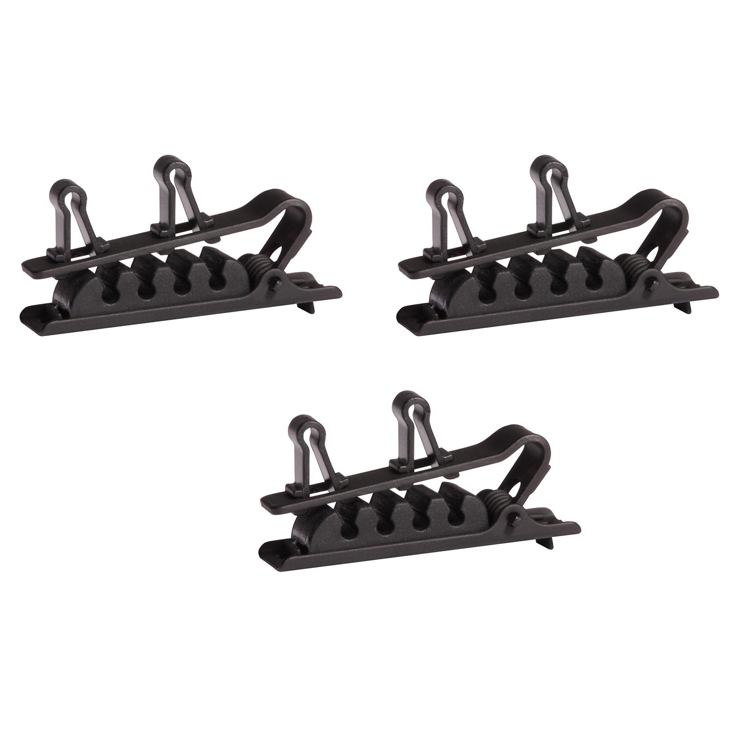 Shure RPM40TC/B - Dual Tie Clip, Black, Qty. 3