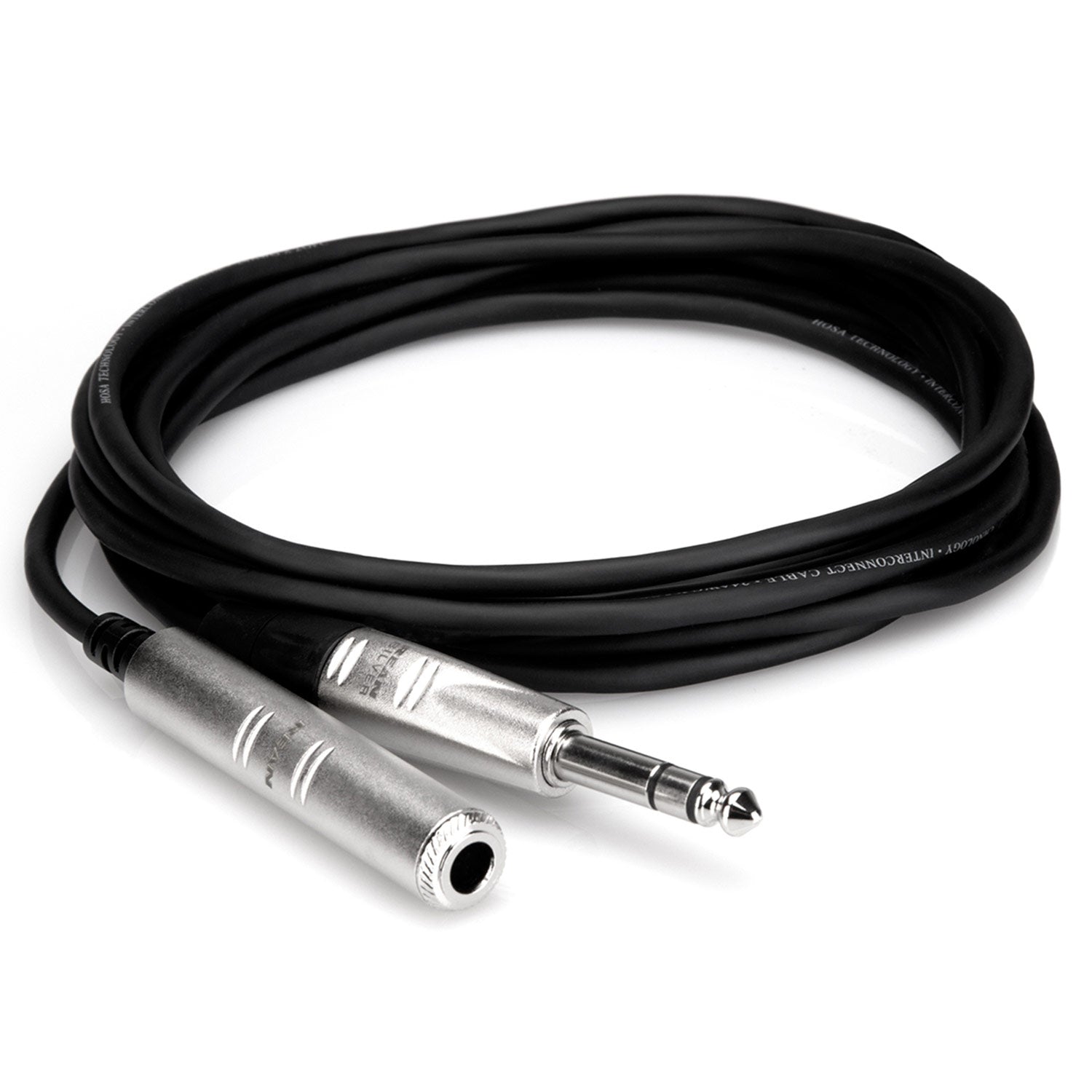 Hosa HXSS-025 Pro Headphone Extension Cable, REAN 1/4 inch TRS to 1/4 in TRS, 25 feet