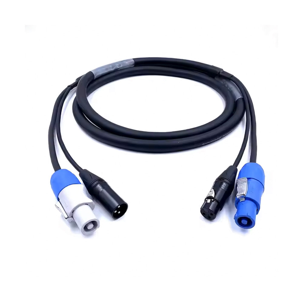 DAS DAS-CJC-3FT - PowerCON and XLR Audio Combo Cable for Line Arrays (3 Foot)