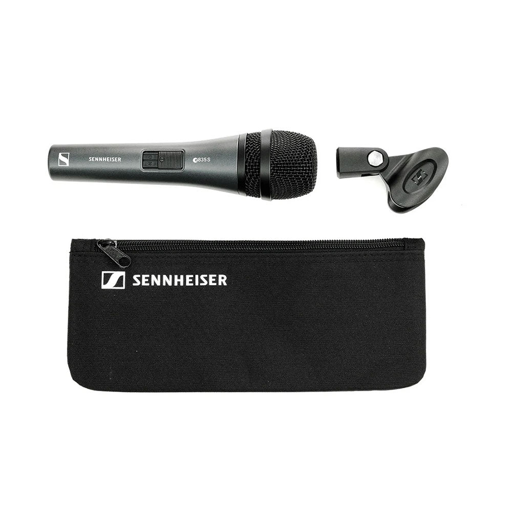 Sennheiser e 835-S Cardioid Dynamic Vocal Microphone (with On / Off Switch)