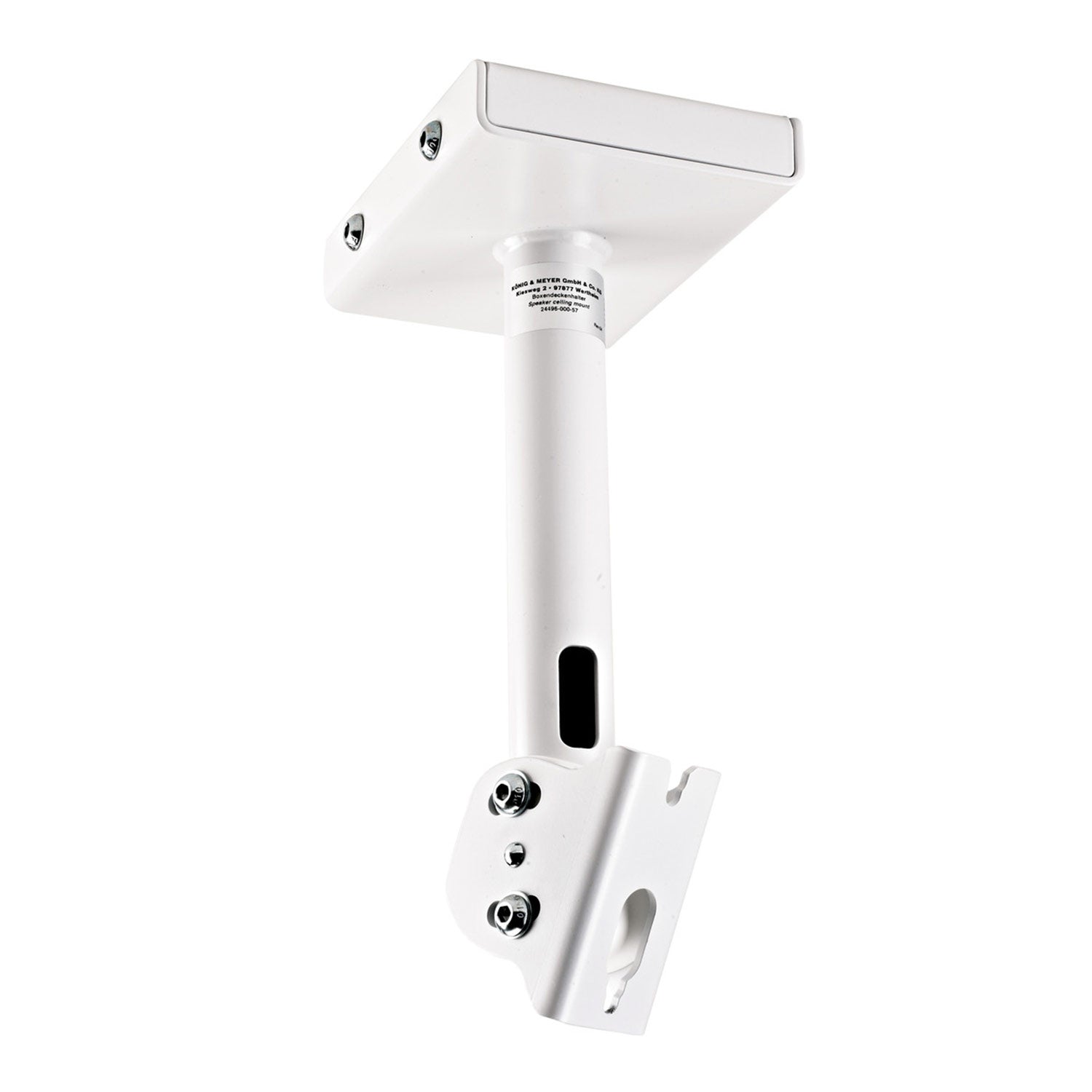 K + M 24496 Speaker Ceiling Mount Bracket (White)