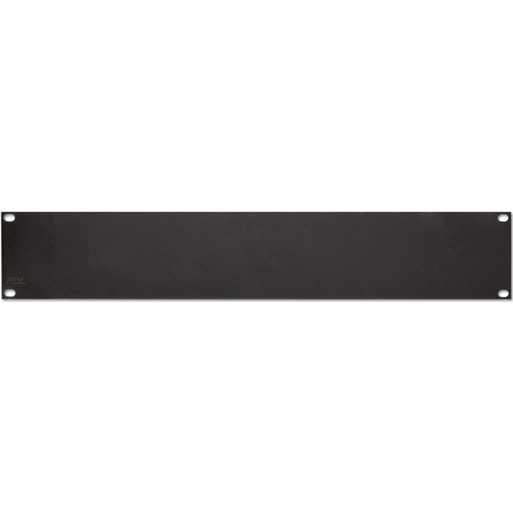 RDL RM-FP2 Two Rack Unit Filler Panel - 19 inch rack
