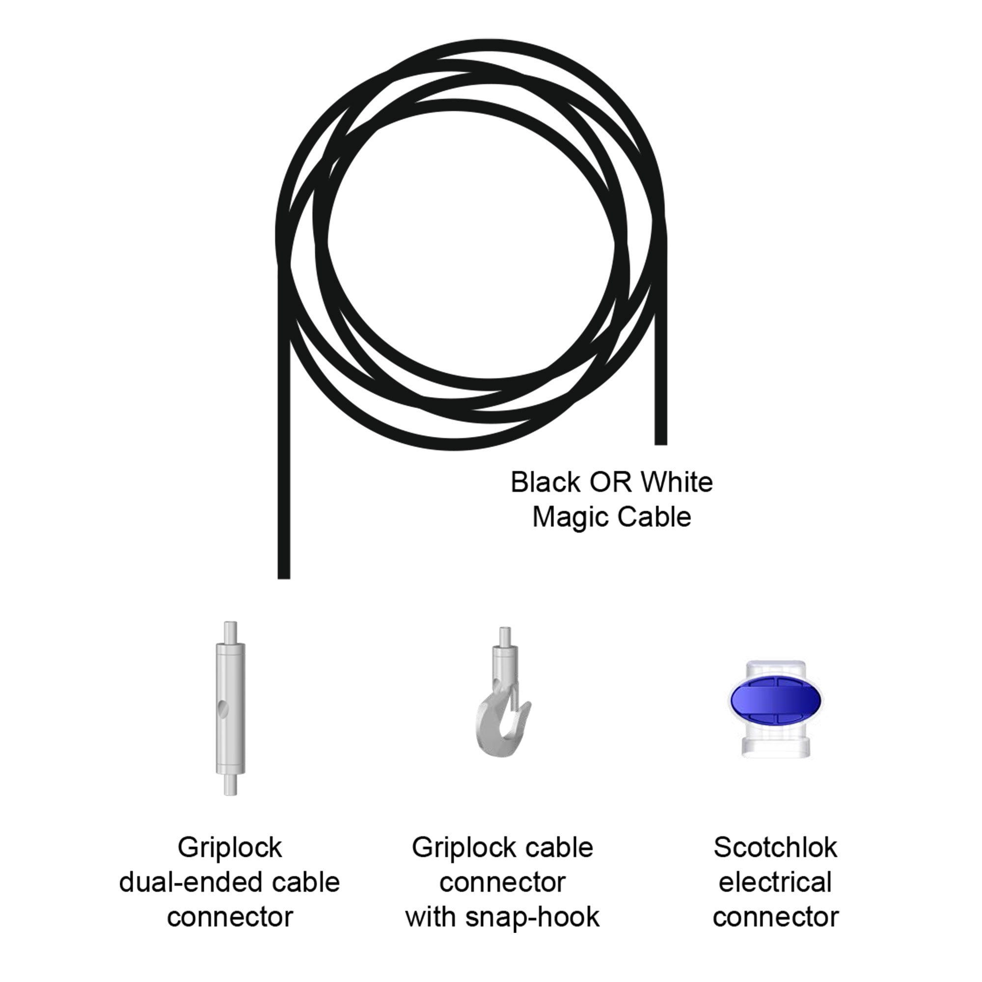 Biamp MC-PHK16-12PK - Hanging Kit for Desono Pendant Loudspeakers (Black / 12 Pack)