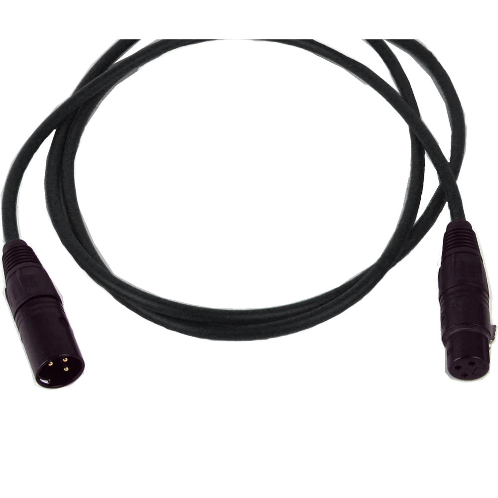 Canare EC010F-BLK Star Quad XLRM - XLRF Microphone Cable (10 Foot)