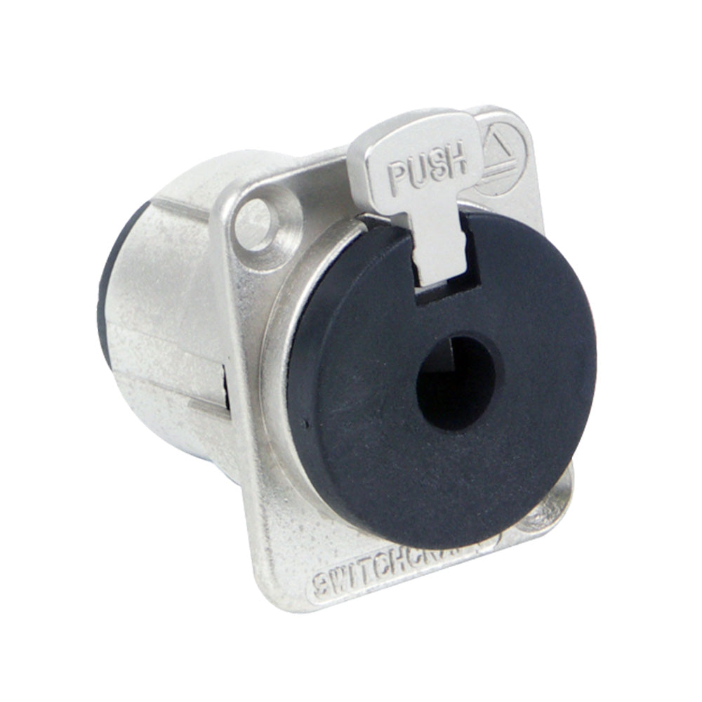 Switchcraft E112BL E Series 1/4-Inch TRS Locking Jack (Nickel)