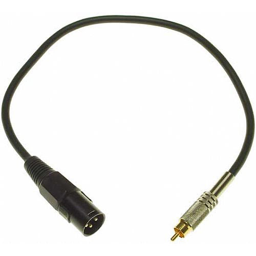Lynx CBL-XM2RM18 XLR Male to RCA Male Adapter Cable (18 Inch)