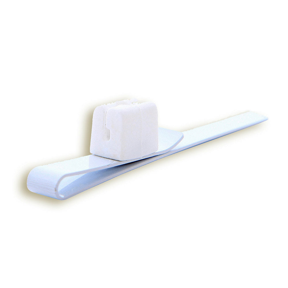 Point Source Audio SLIDER1-WH - Single Lavalier Clip for Point Source Microphones (White / 2-Pack)