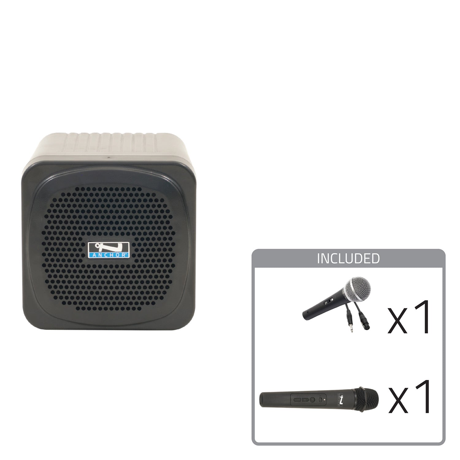 Anchor Audio Mini Link - Portable PA Package with Wired and Wireless Handheld Microphones