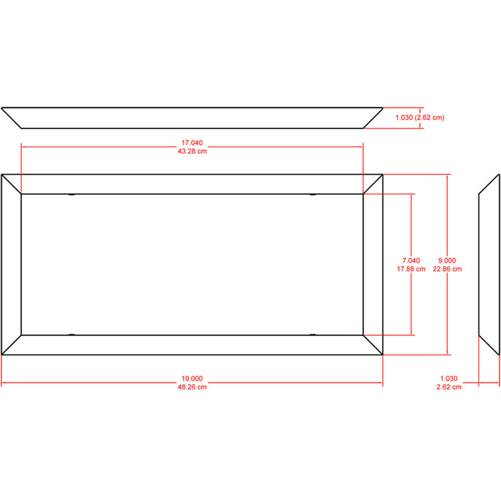 RDL RCX-BZL Bezel for RCX-CD1