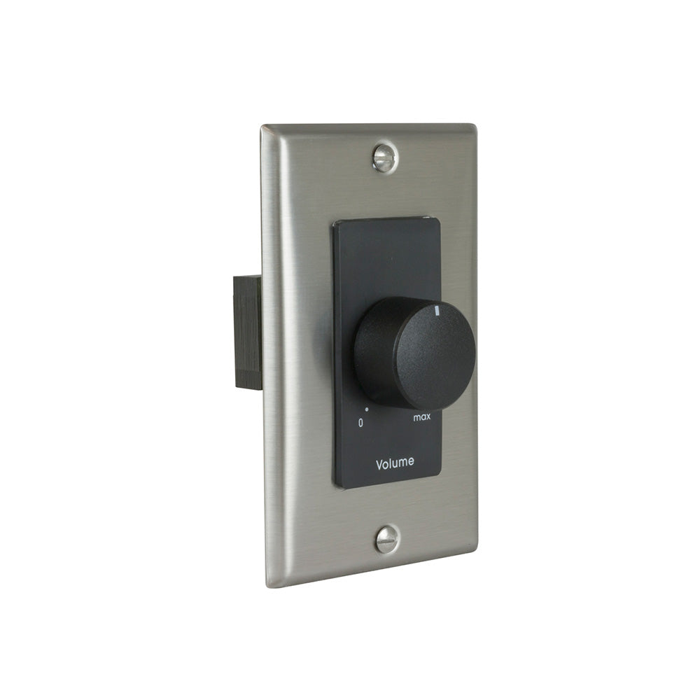 Lowell 100LVC-DSB Mono 100-Watt Wall-Plate Mounted Attenuator (Stainless Steel)