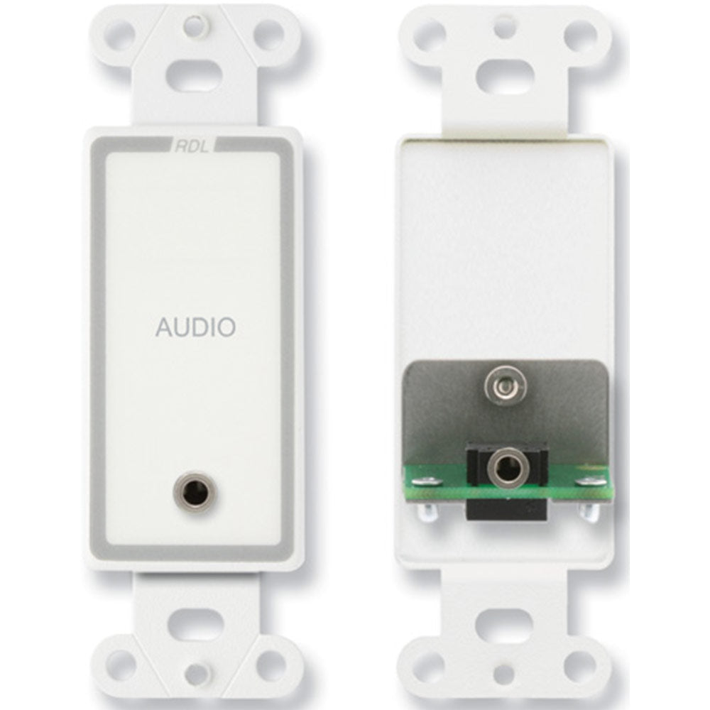 RDL D-MJPT Mini-Jack Pass-Through Plate