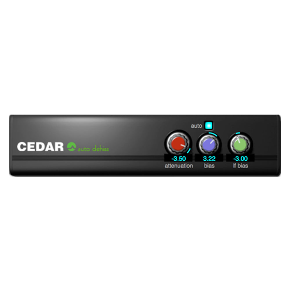 CEDAR Audio Autio Dehiss - Hiss Removal Plugin (VST/AU/AAX)