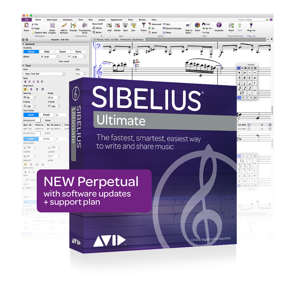 Avid Sibelius | Ultimate Professional Notation Software (Perpetual License)