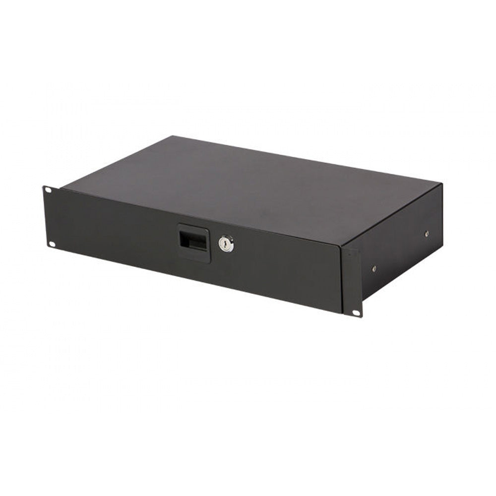 On Stage RDLS20002U - 2-Space Shallow Locking Rack Drawer