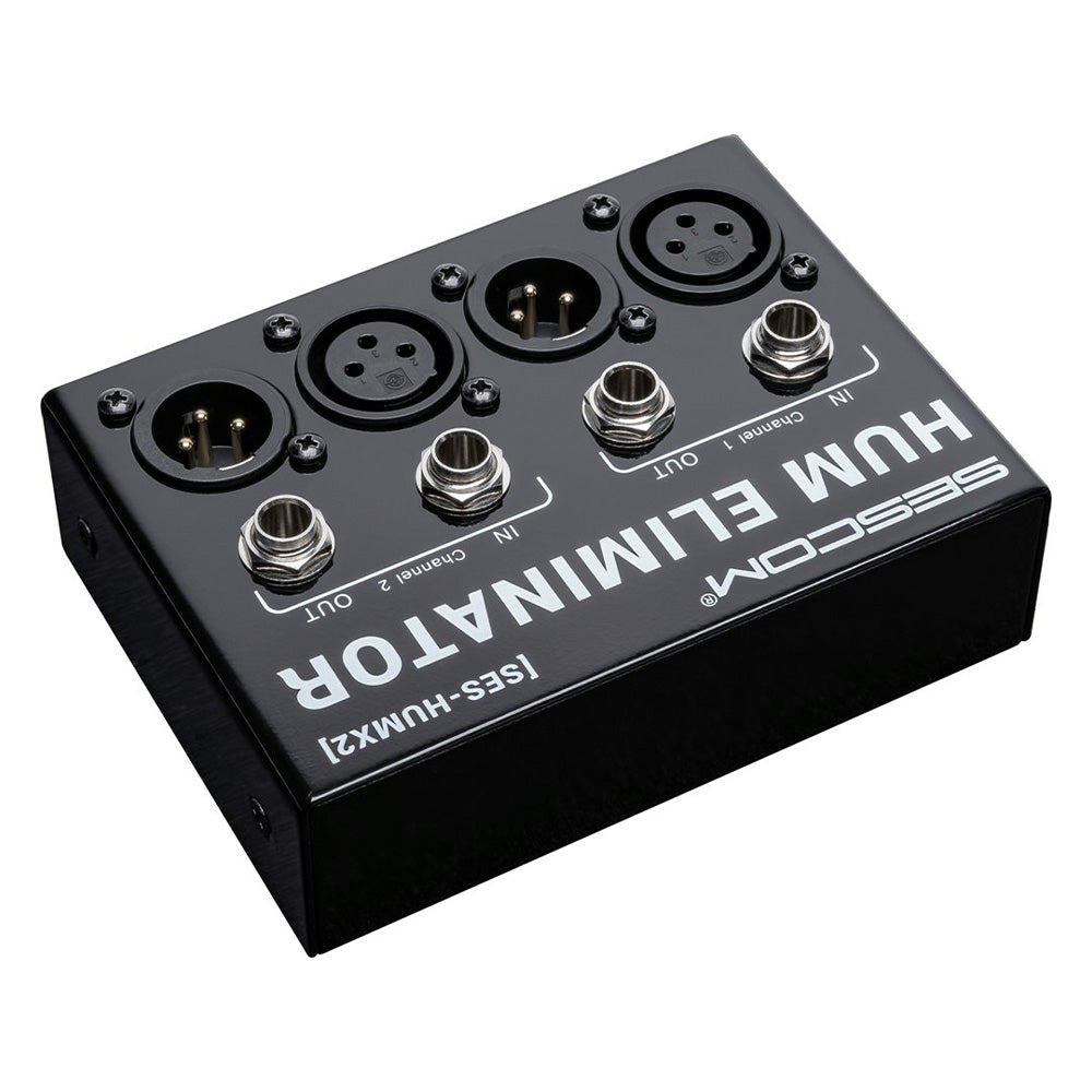 Sescom SES-HUMX2 - Professional 2-Channel Passive Hum Eliminator