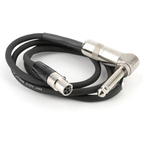 Lectrosonics MI39ARA - 1/4 Right Angle Instrument to TA5F Adapter Cable