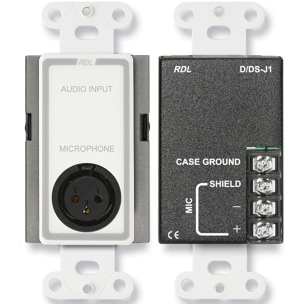 RDL D-J1 Microphone Input Assembly - XLR, Terminal block