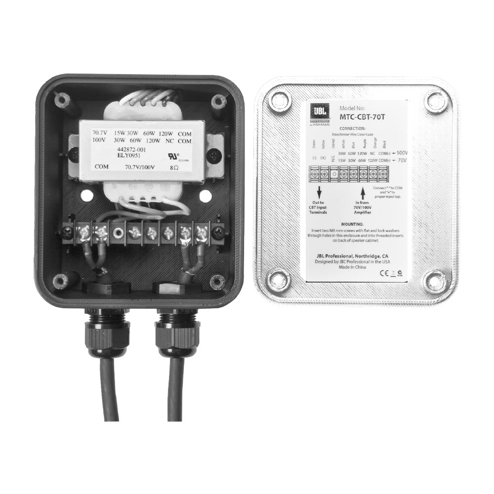 JBL MTC-CBT-70T-WH Bolt-On Transformer Module - White