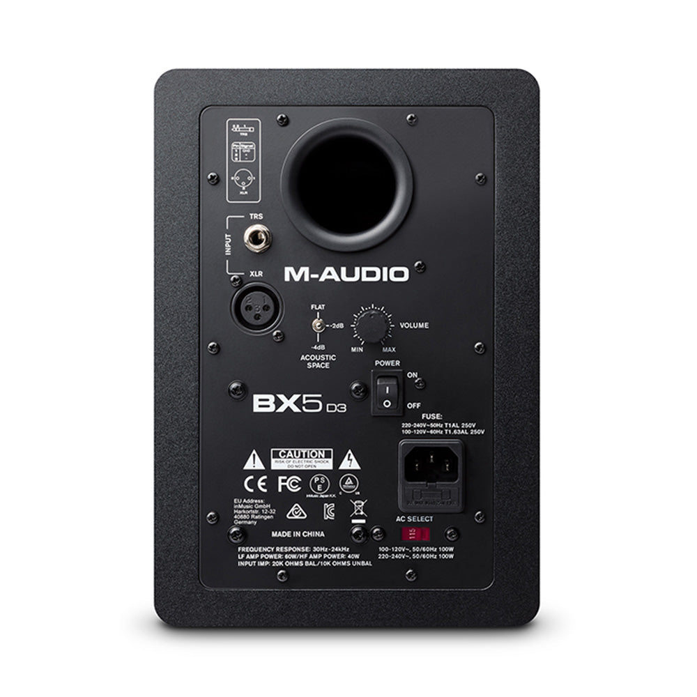 M-Audio BX5 D3 Active 2-Way 5-Inch Studio Monitor (Single)