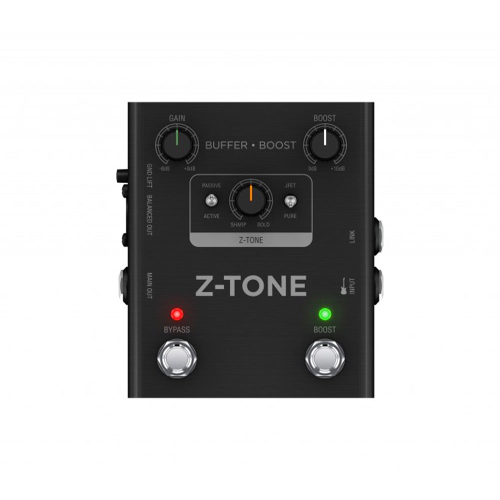 IK Multimedia Z-TONE Buffer Boost - Tone Shaping Guitar Pedal with DI