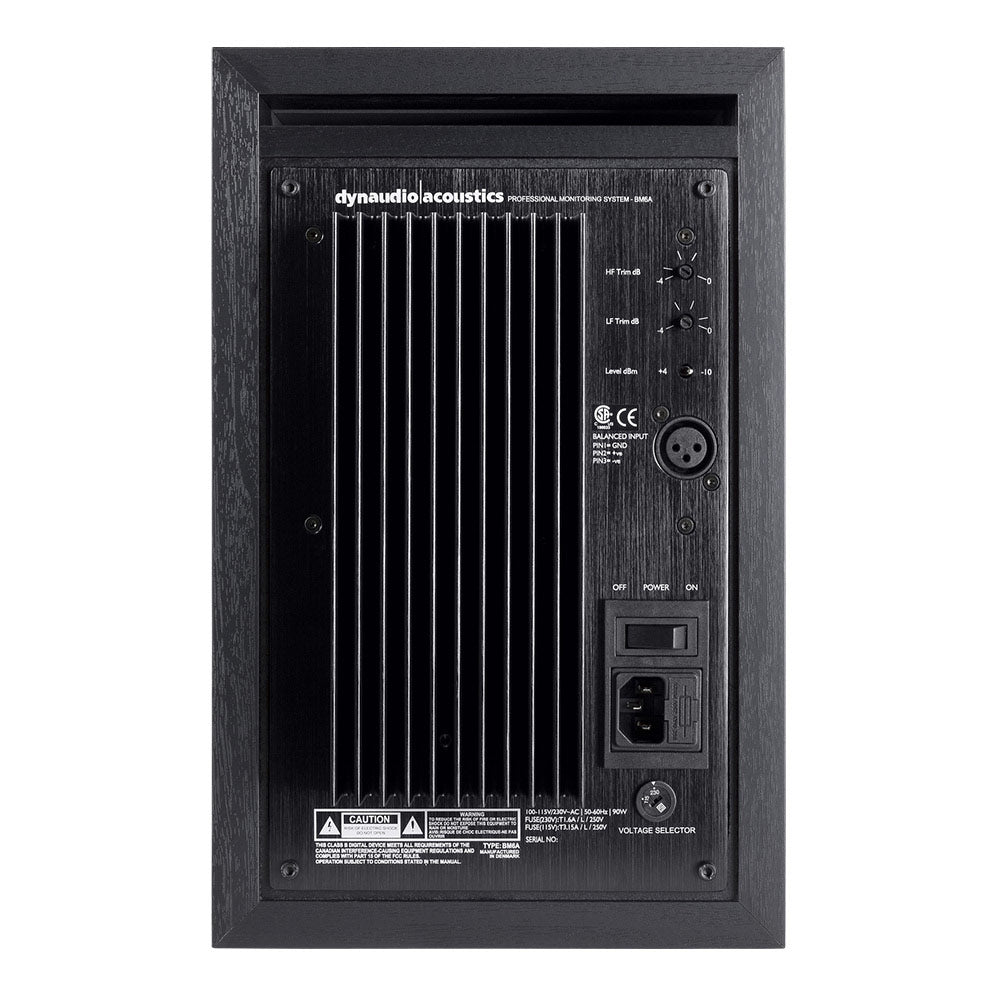 Dynaudio BM6A Classic Active Two Way Nearfield Studio Monitor (Single)