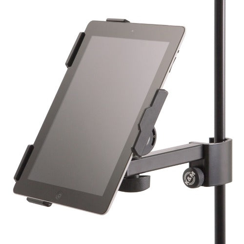 K + M 19722 Clamp-On Microphone Stand Mount for iPad 2