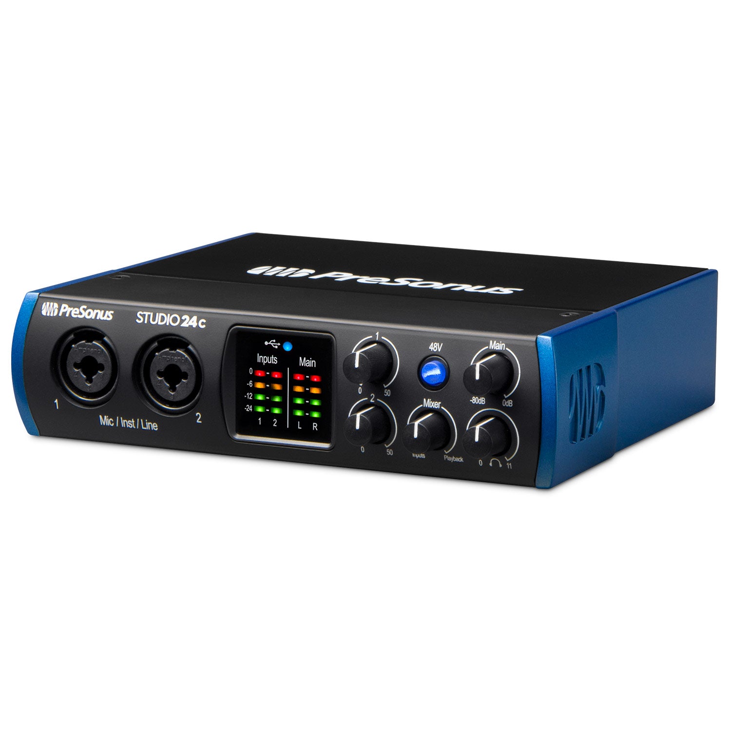PreSonus Studio 24c - 2x2, 192 kHz, USB-C Audio Interface