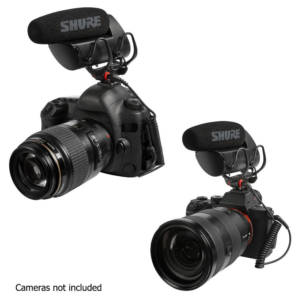 Shure VP83F LensHopper Camera Mount Condenser Microphone with Integrated Flash Recording