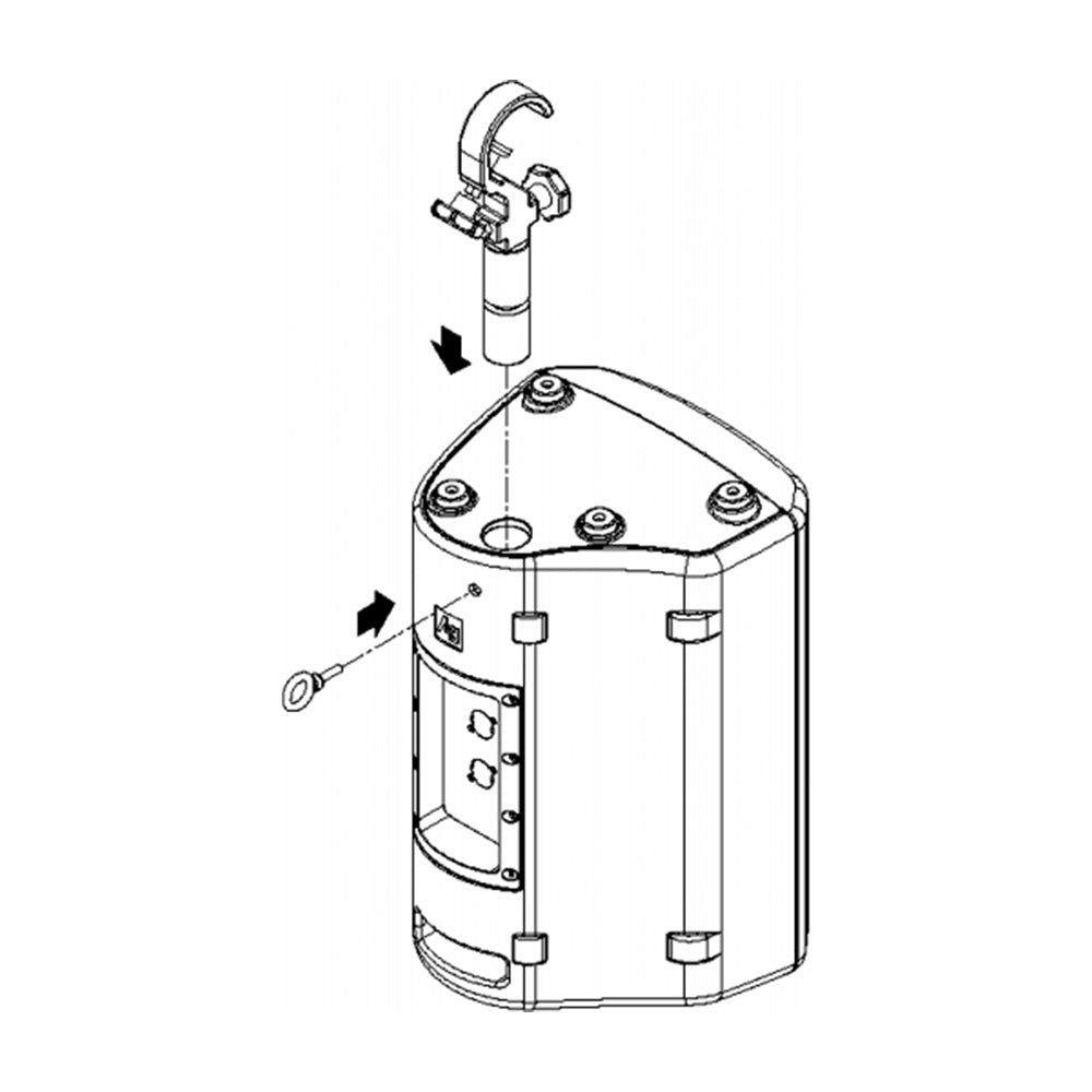 Electro-Voice TCA-ZX1 - Truss Clamp Adapter for Zx1 Loudspeaker
