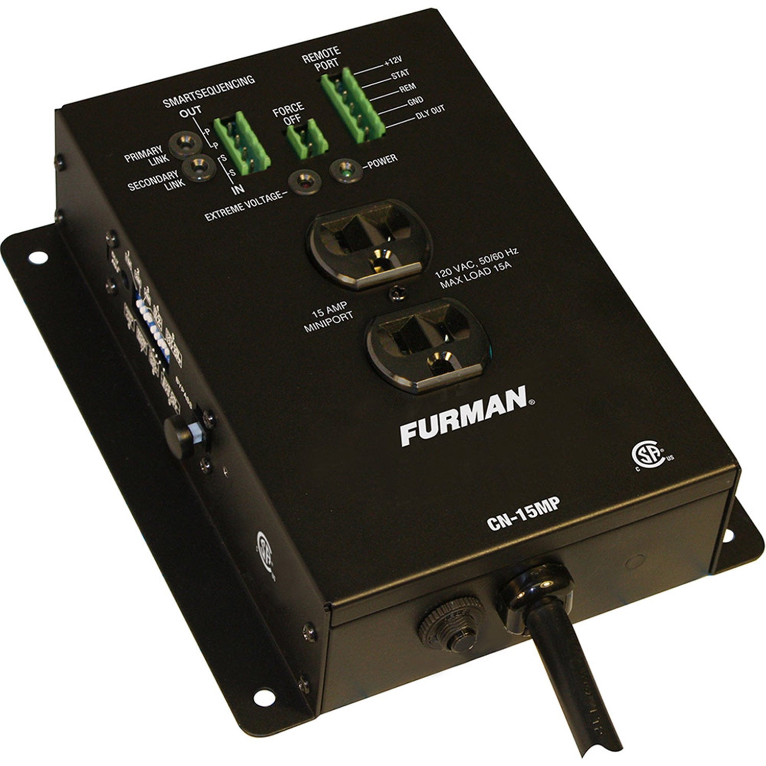 Furman CN-15MP - Remote Mounted 15-Amp Power Sequencer