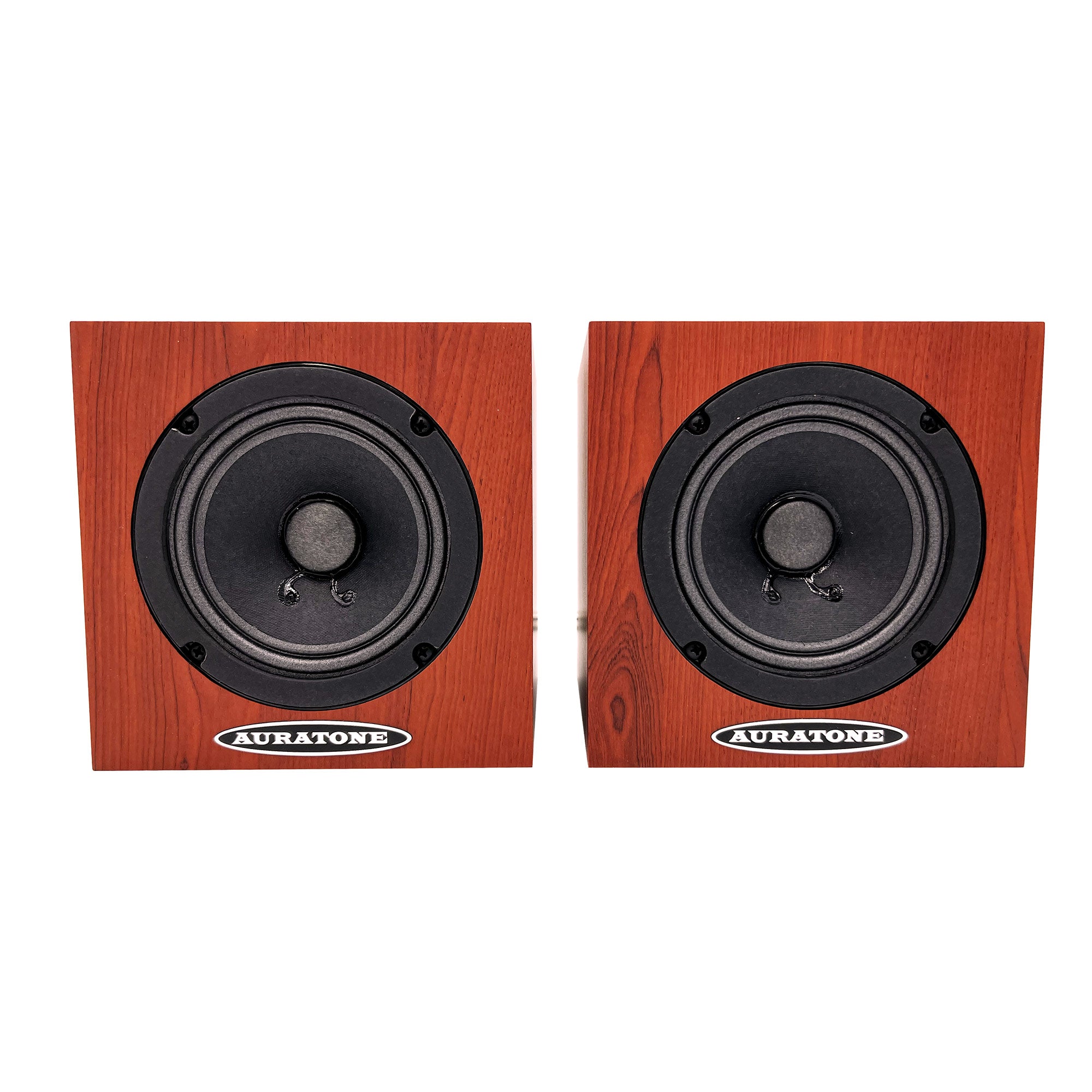 Auratone 5C Active Super Sound Cube - Full-Range Reference Monitors (Pair / Wood Grain)