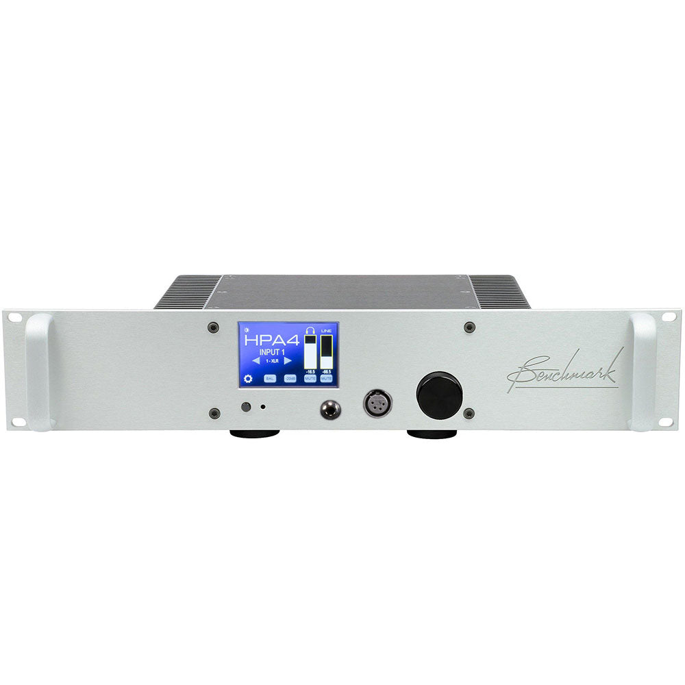 Benchmark HPA4 High-Quality Headphone Amplifier (Silver Rack Mount)