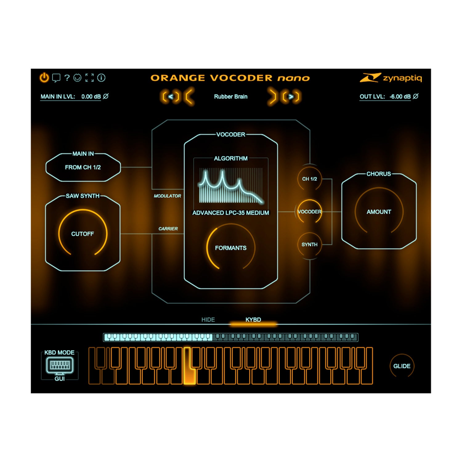 Zynaptiq Orange Vocoder Nano - Multi-Algorithm Vocoder Effect Plugin (VST/AU/AAX)