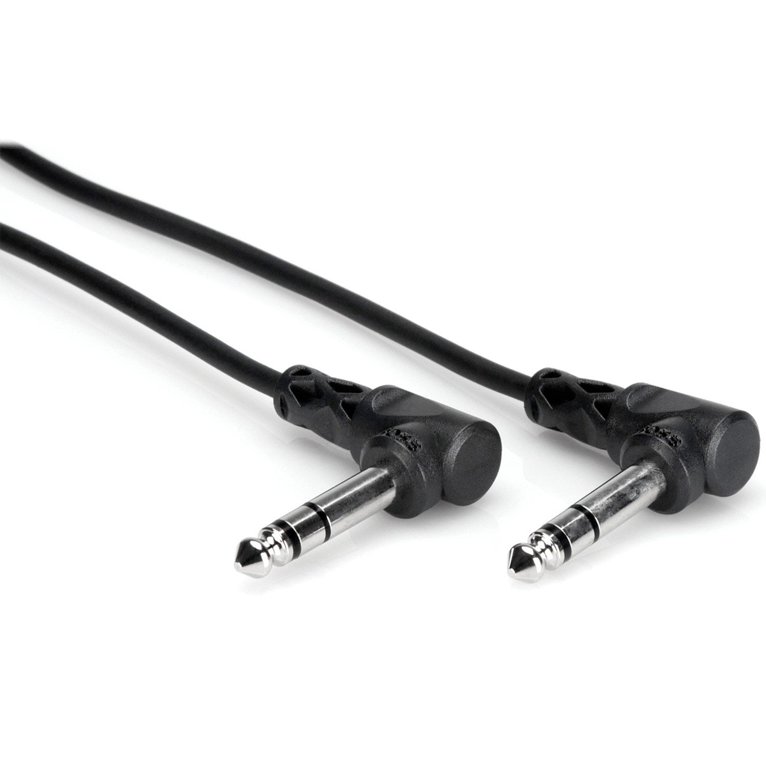 Hosa CSS-110R 1/4 inch TRS to Right-angle 1/4 inch TRSBalanced Interconnect Cable, 10 feet