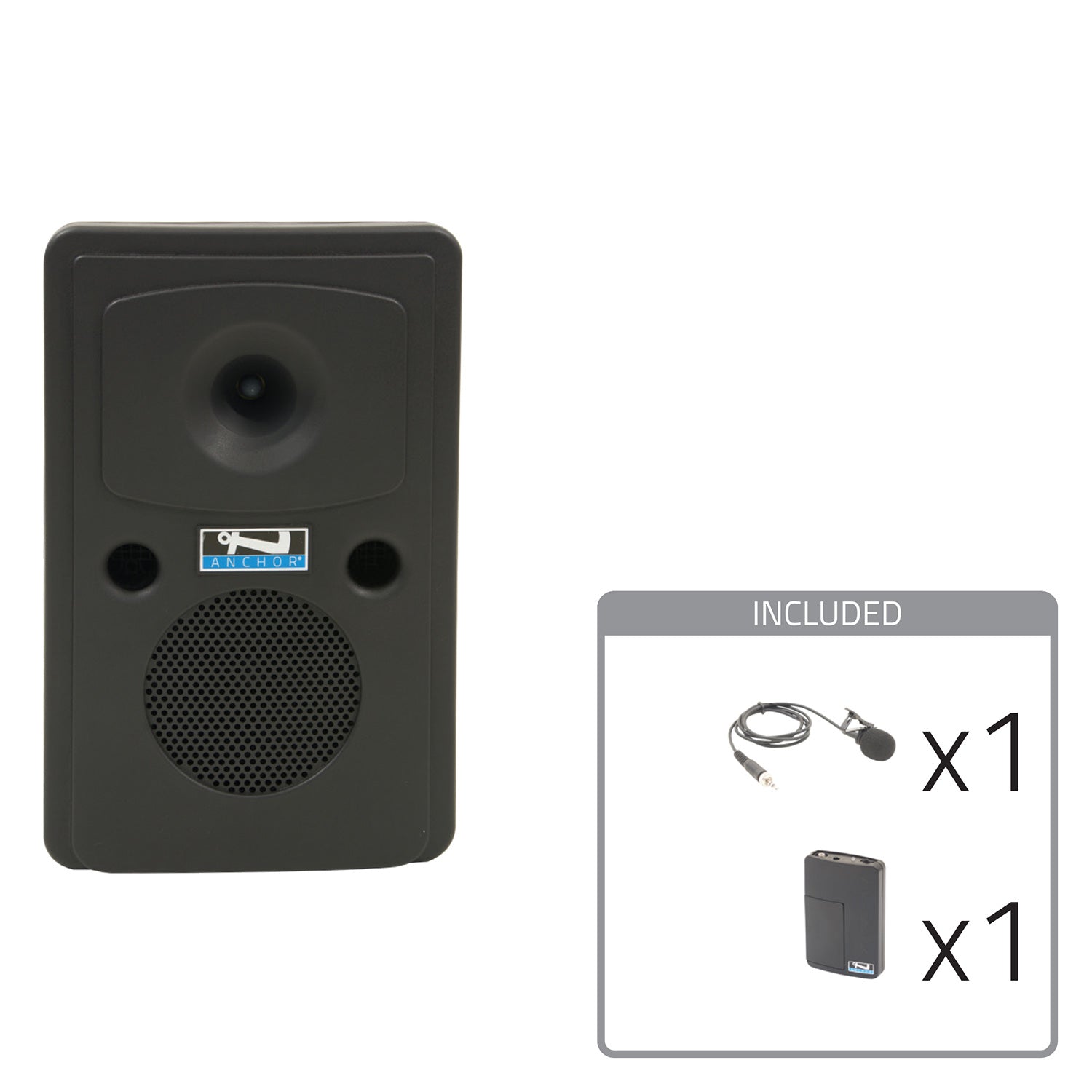 Anchor Audio Go Getter 2 System 1 - Portable PA Package with Wireless Lapel Microphone