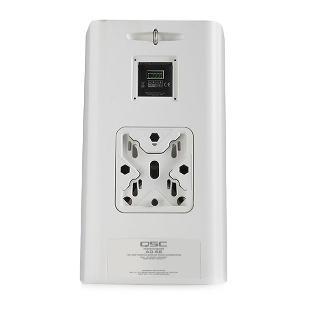 QSC AD-S6 Two-Way 6-Inch Surface Mount Loudspeaker (White)