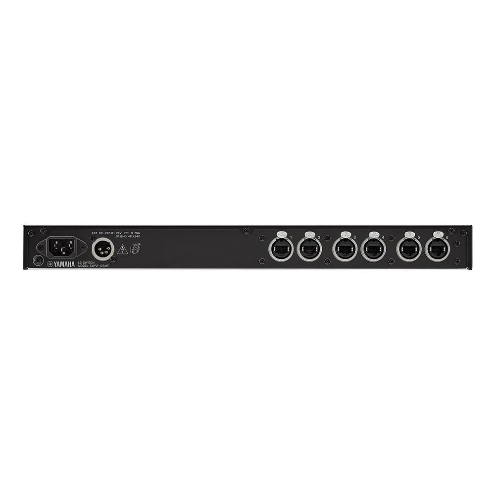 Yamaha SWP2-10SMF - Dante Network Switch with Single-Mode Fiber Ports