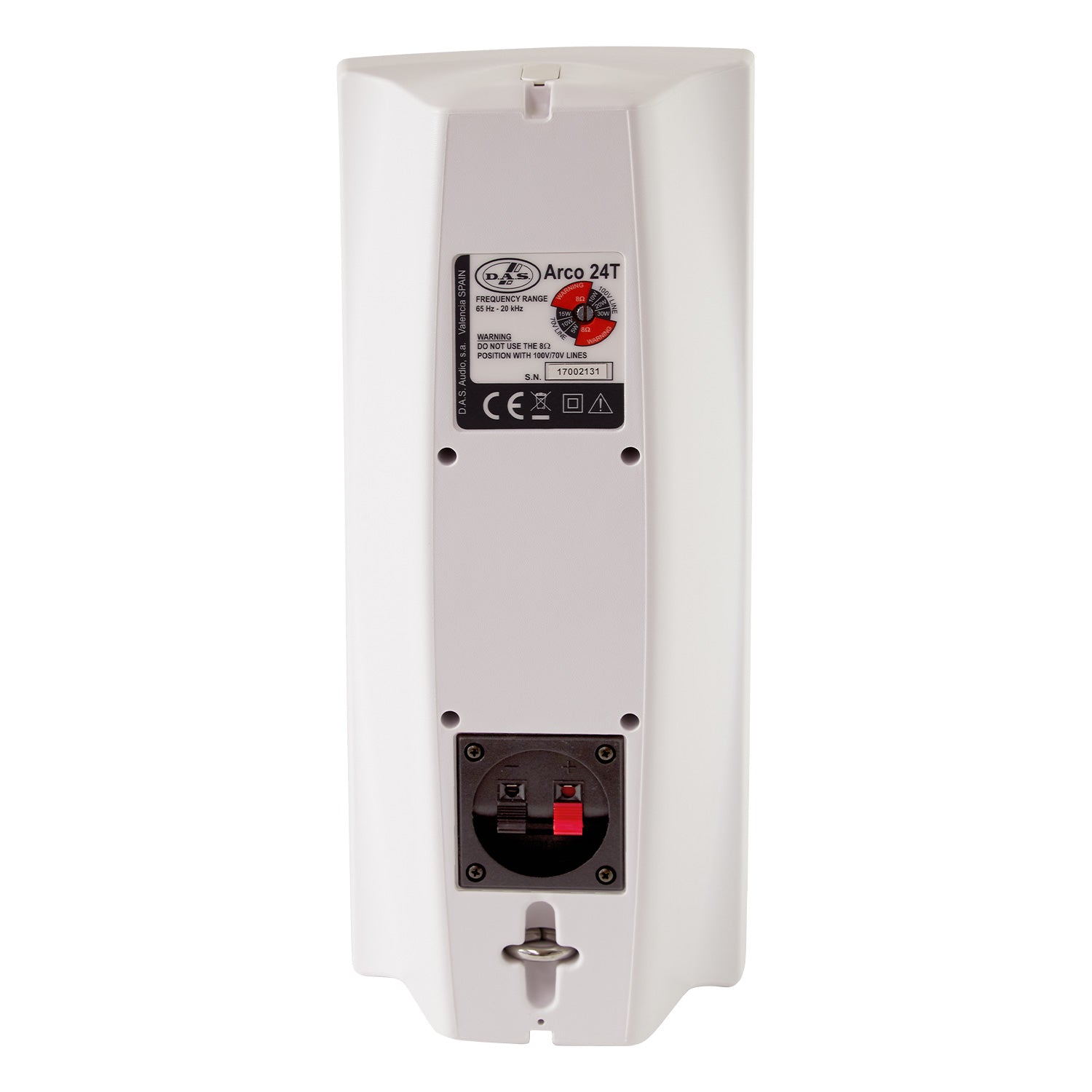 DAS ARCO-24-TW - Dual 4-Inch 2-Way Install Loudspeaker (White)