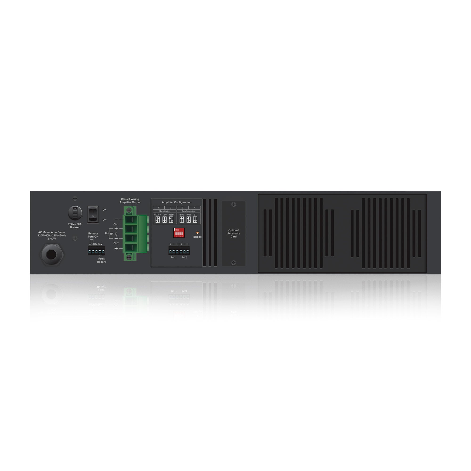 AtlasIED HPA4202 - Dual-Channel 4800-Watt Commercial Amplifier