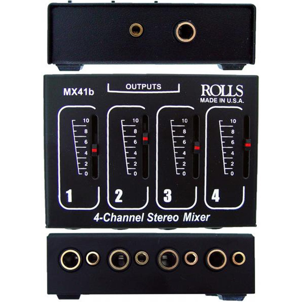 Rolls MX41B Stereo 4-Channel Passive Mixer