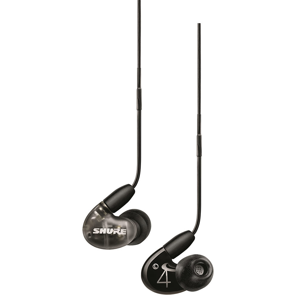 Shure SE42HYBK+UNI AIONIC 4 Hybrid Earphones with Universal Cable (Black)