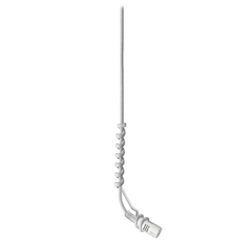 Audio-Technica ES933PMWC Cardioid Condenser Hanging Mic, Wall/Ceiling Plate Power Module (White)