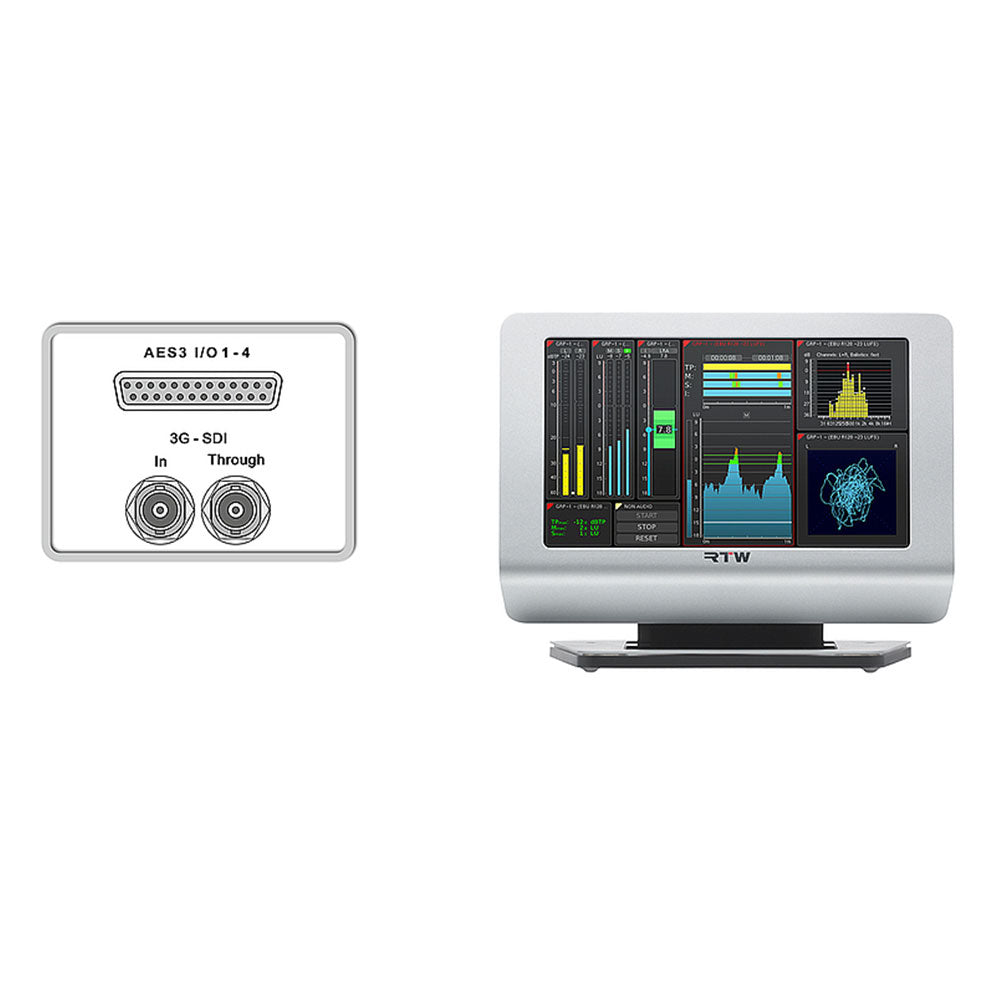 RTW TM7-Video - Desktop Loudness Monitor with AES and 3G/SDI I/O