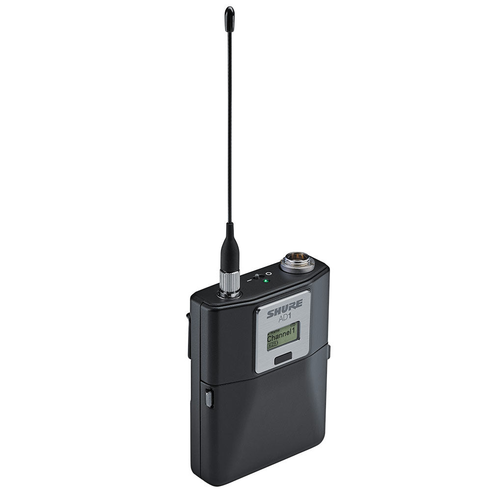 Shure AD1 Axient Digital Bodypack Transmitter (K54 Band / 606-663 MHz / TA4)