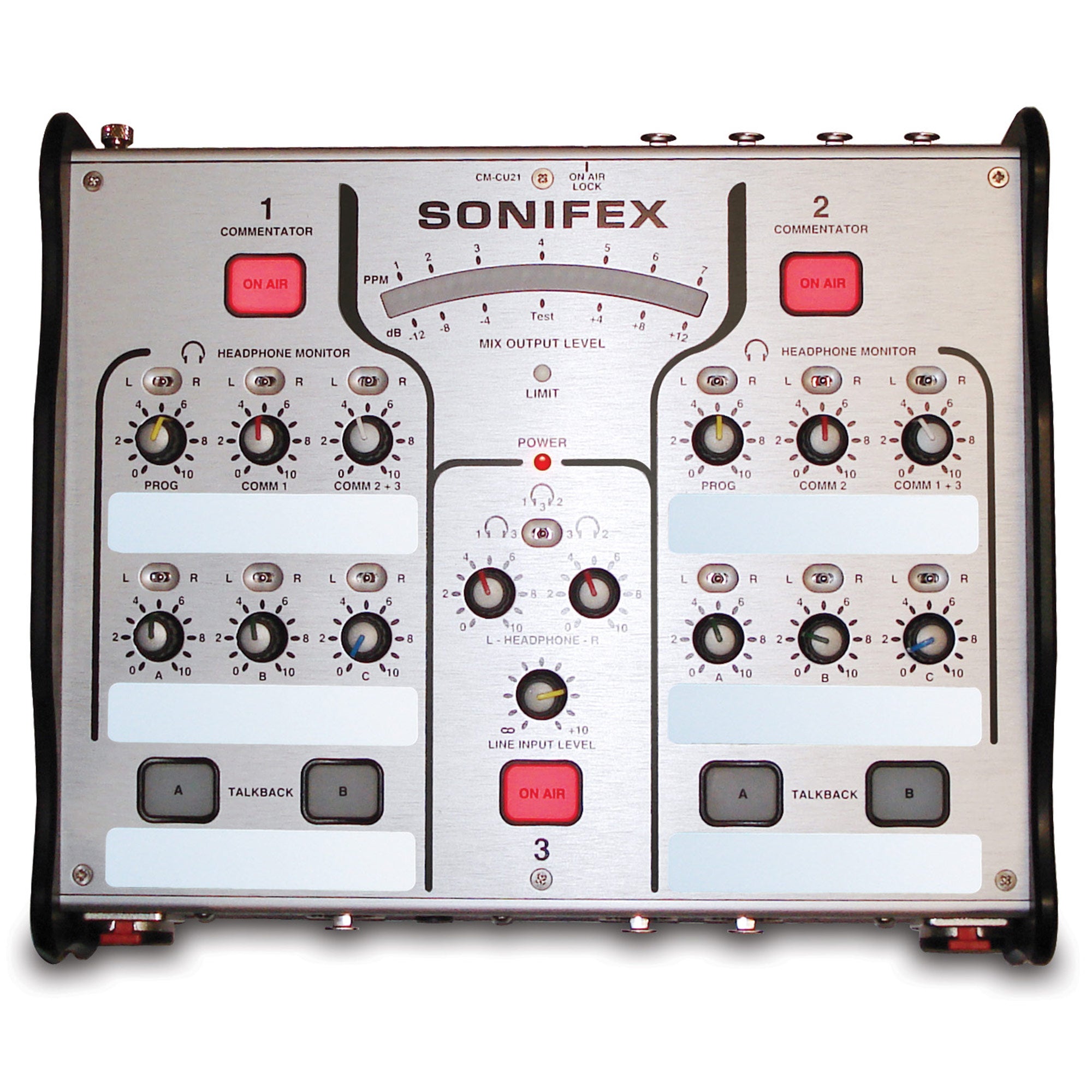 Sonifex CM-CU21 Commentator Unit 2 Commentators & 1 Guest
