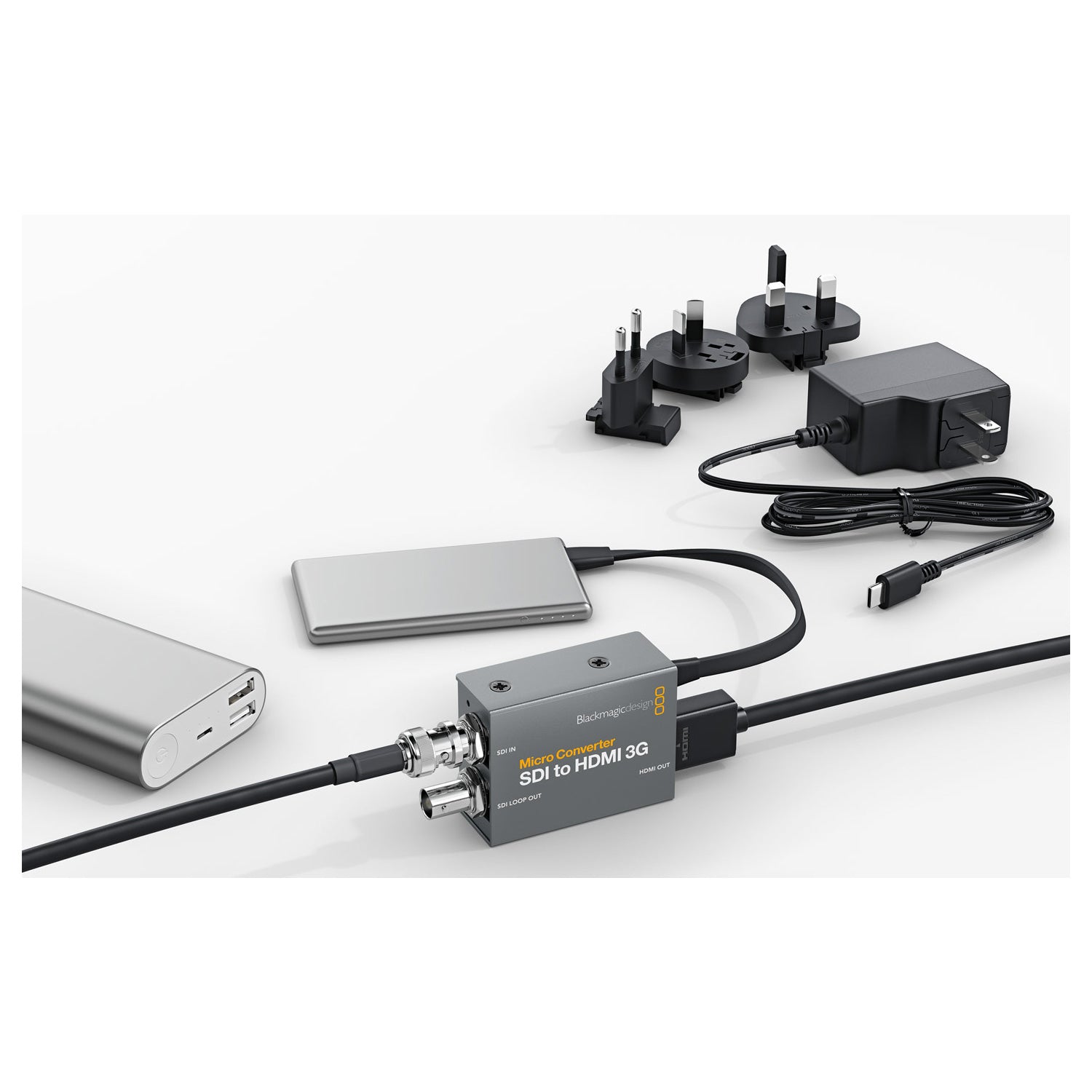 Blackmagic Design Micro Converter SDI to HDMI 12G - Video Format Converter (with Power Supply)