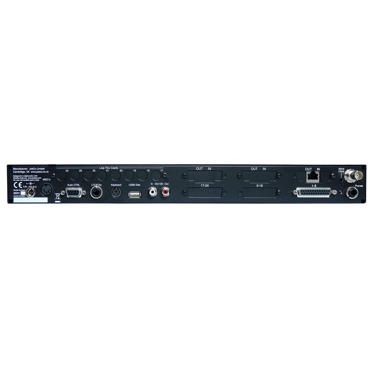 JoeCo BBR64-DANTE - BlackBox 64-Track Digital Recorder (with Dante)