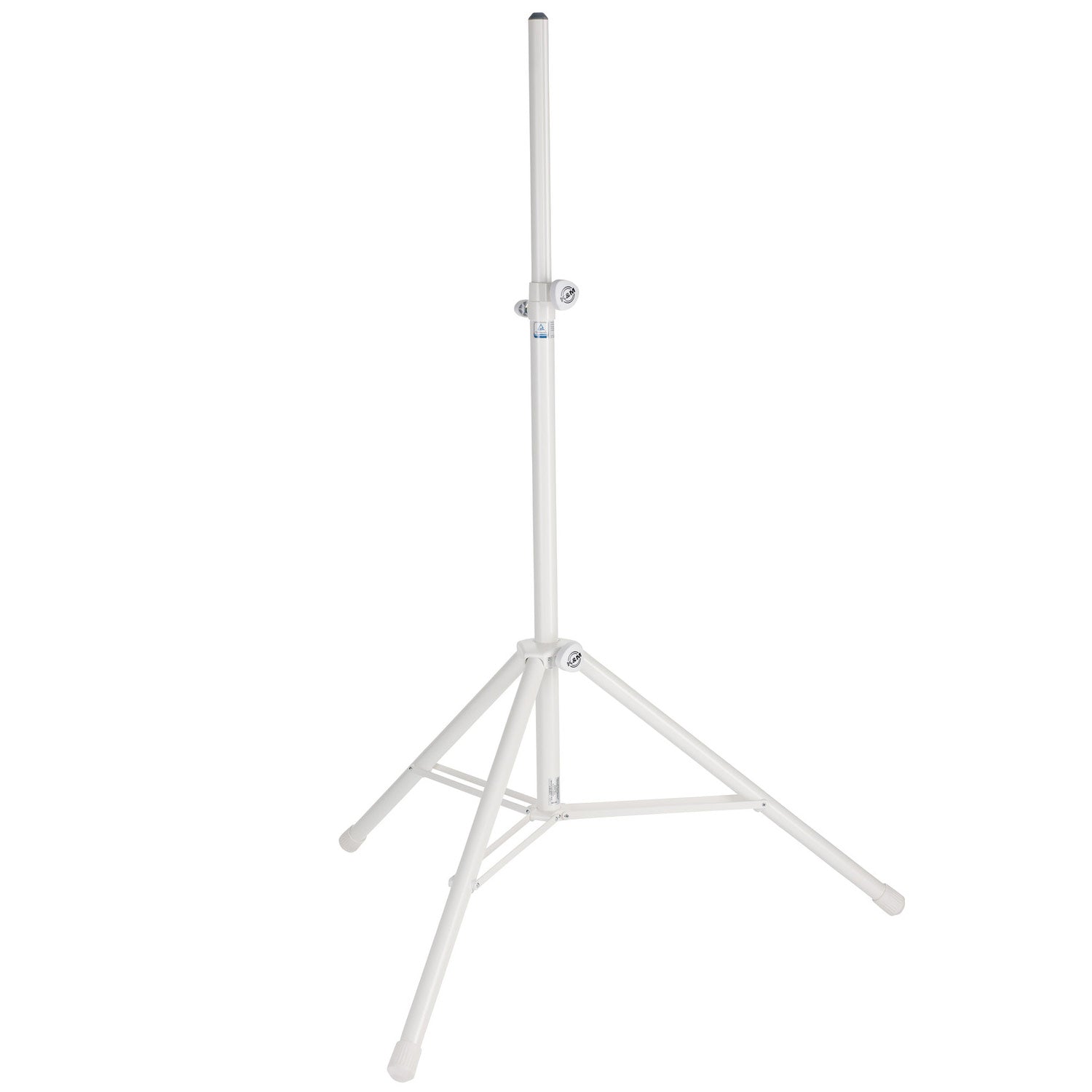 K + M 214/6 Live Tripod Speaker Stand (White)