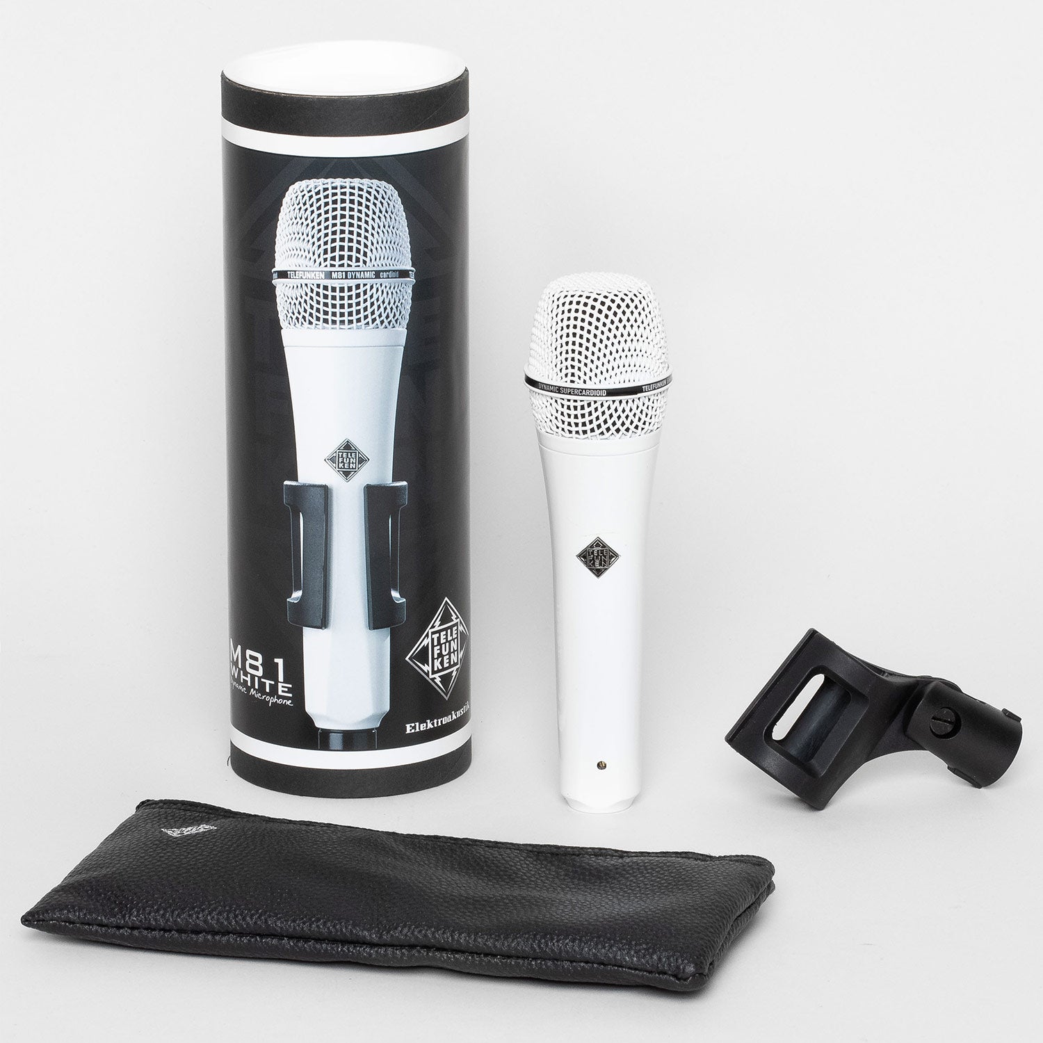 Telefunken M81 - Dynamic Handheld Vocal Microphone (White Body / White Grill)